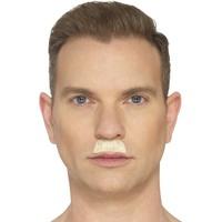 blonde hand knotted novelty toothbrush moustache