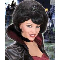 Black Widow W/ Spider Wig For Fancy Dress Costumes & Outfits Accessory