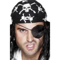 black pirate eyepatch