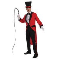 black red mens ringmaster costume