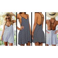 Black 6-8 Beach Dress