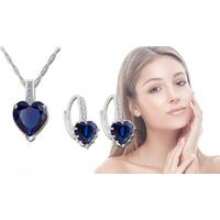 Blue Pendant Set