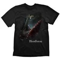 bloodborne a hunters bloody tool t shirt medium black ge1776m