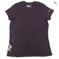 black diamond womens ss diamondfall tee size l colour brown