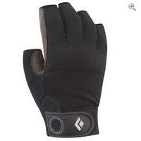 black diamond crag half finger gloves size xs colour black