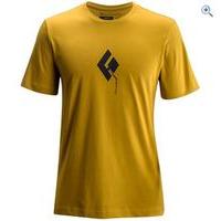 black diamond mens placement tee size xl colour curry