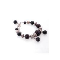 Black Bead Bracelet