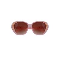 Blush Pink Baroque Detail Sunglasses