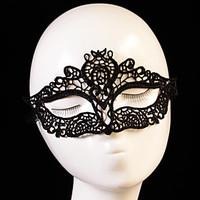 black white lace mask for party