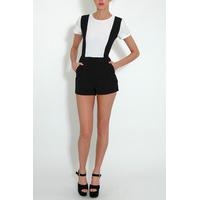 Black And White Contrast Playsuit