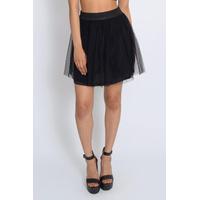 Black Mesh Tutu Skirt