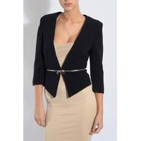 Black Zip Detail Blazer