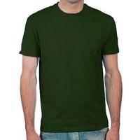 blank mens regular fit t shirt bottle green