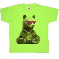 bling grizzly kids t shirt