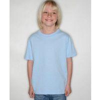 blank kids heavy cotton t shirt light blue