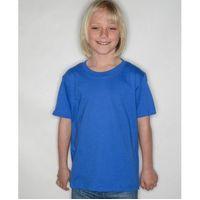 blank kids heavy cotton t shirt royal blue