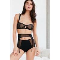 bluebella beatrix black suspender belt black