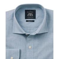 Blue Peached Smart-Casual Classic Fit Single Cuff Shirt M Lengthen by 2\