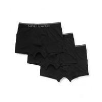 black 3 pack knitted trunk s savile row