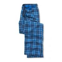 Blue Navy Brushed Check Loungepant XXXL - Savile Row