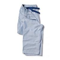 Blue Navy White Stripe Oxford Loungepant S - Savile Row