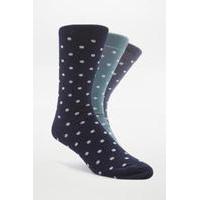 blue polka dot socks pack assorted