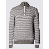 Blue Harbour Pure Cotton Textured Jumper