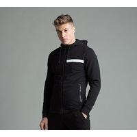 Black Label Full Zip Hooded Top