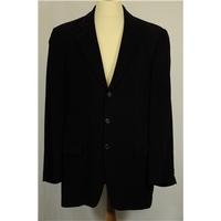 Black \'cord\' jacket by Marks and Spencer - Size: 42 - Black - Jacket