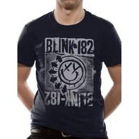 blink 182 eu deck t shirt xx large black
