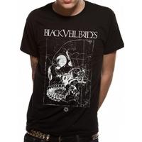 Black Veil Brides - Side Skull Men\'s Large T-Shirt - Black
