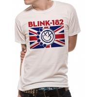 blink 182 uk flag t shirt medium