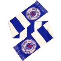 blue white rangers bar scarf