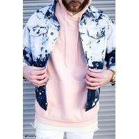 Bleach Dye Denim Jacket