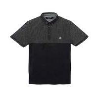 black label spot panel polo long