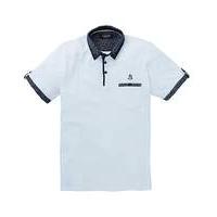 Black Label Trim Cuff Polo Long