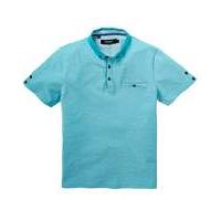 Black Label Marl Pique Trim Polo Regular