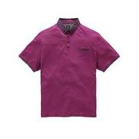 Black Label By Jacamo Curtis Trim Polo R