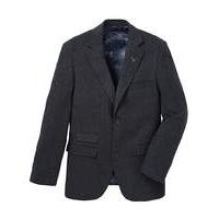 Black Label Herringbone Blazer Regular