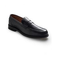 black plain loafer shoe 10 savile row