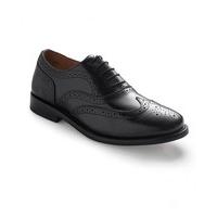 Black Leather Full Brogue Shoes 11 - Savile Row