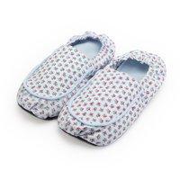 Blue Hot Pak Heatable Slippers