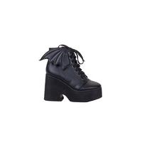 Black Bat Wing Boot - Size: UK 6