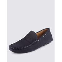 Blue Harbour Suede Driving Slip-on Shoes