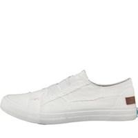 blowfish womens marley canvas trainers white