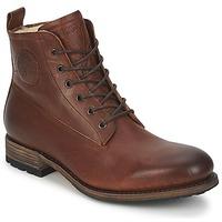 blackstone mid lace up boot fur mens mid boots in brown