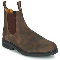 blundstone comfort dress boot mens mid boots in brown