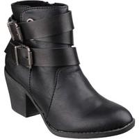 blowfish sworn old saddle pisa pu womens low ankle boots in black