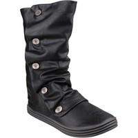 blowfish raton old saddle womens high boots in black