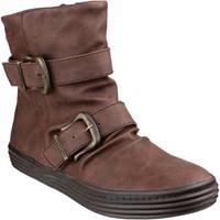 blowfish octave bf 4176 texas pu womens low ankle boots in brown